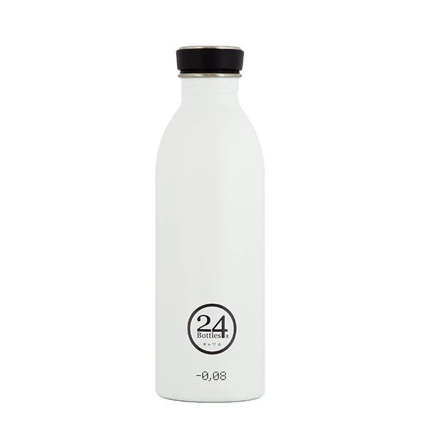 24bottles, Urban vandflaske, hvid - 500ml.