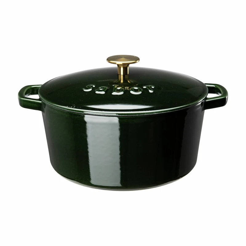 Sabor gjutjärnsgryta 4,4 L Glänsande grön