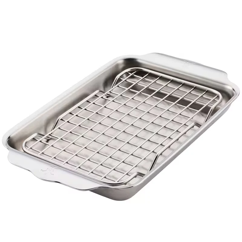 Hestan Ovenbond ugnsplåt med galler 16 x 28 cm