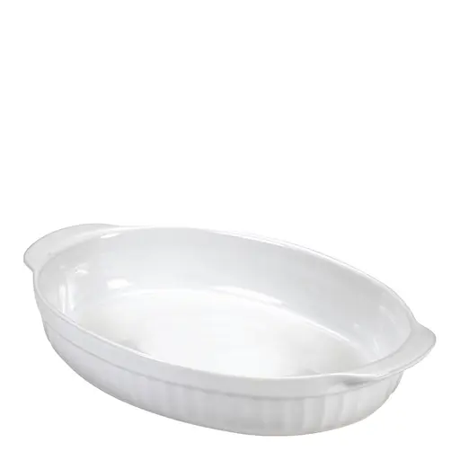 Guardini Ceramica ugnsform oval 30x18 cm vit