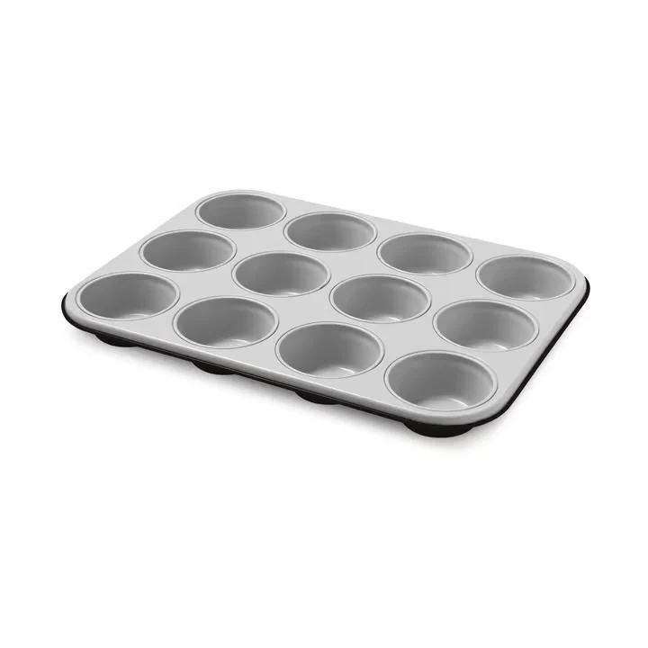 Guardini Silver Elegance muffinsform för 12 muffins