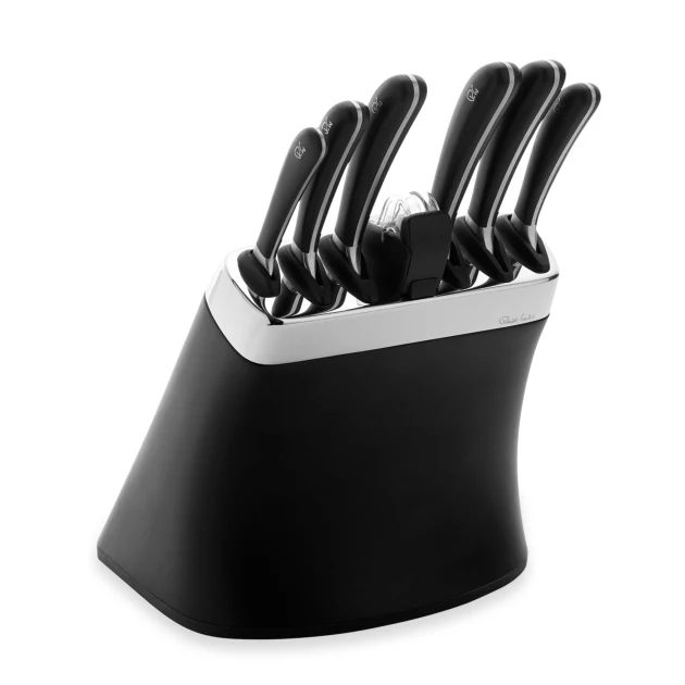 Robert Welch Signature Knivblock med 6 köksknivar