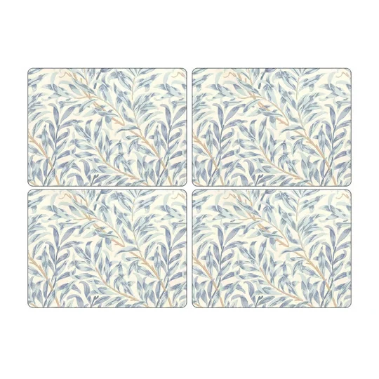 Spode Morris & Co Willow Bough Bordstablett 30x40 cm 4-pack blå