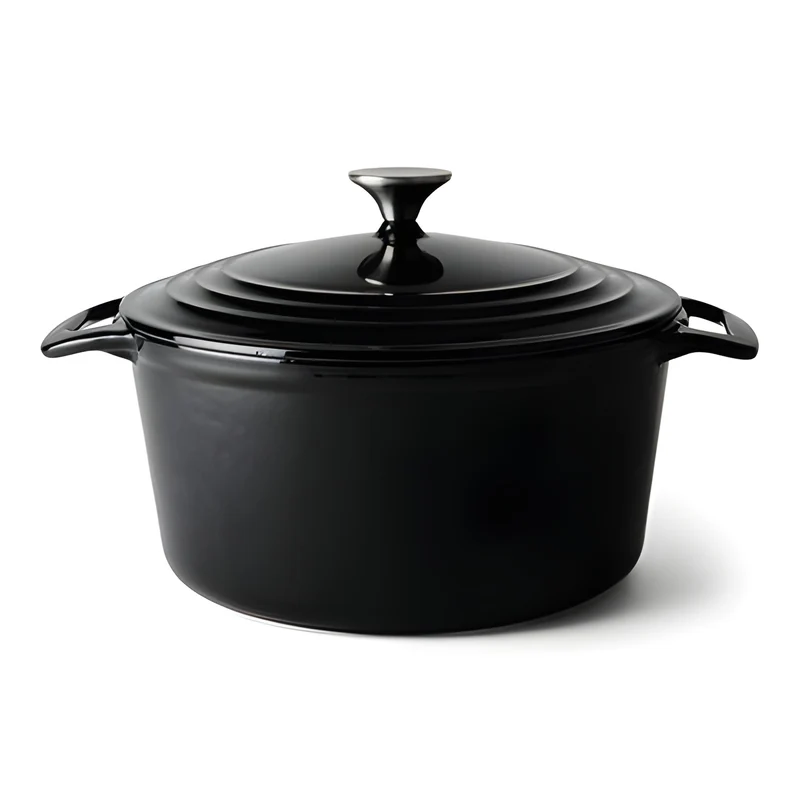 Senso Kitchen Gjutjärnsgryta Rund 4 Liter Svart