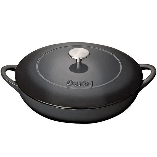 Denby Halo gjutjärnsgryta 30 cm svart