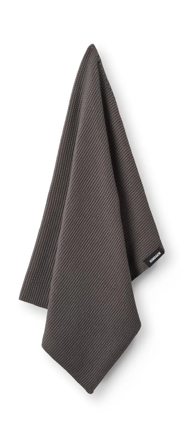 Strikket viskestykke - 255 Steel Grey