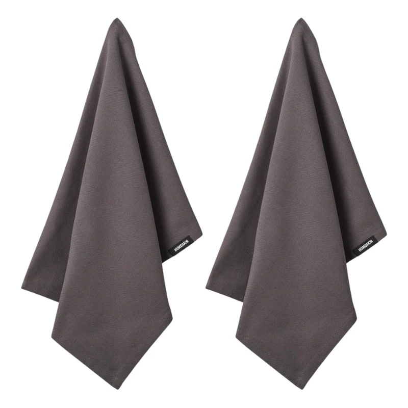 Organic viskestykker, 2 stk - 255 Steel Grey