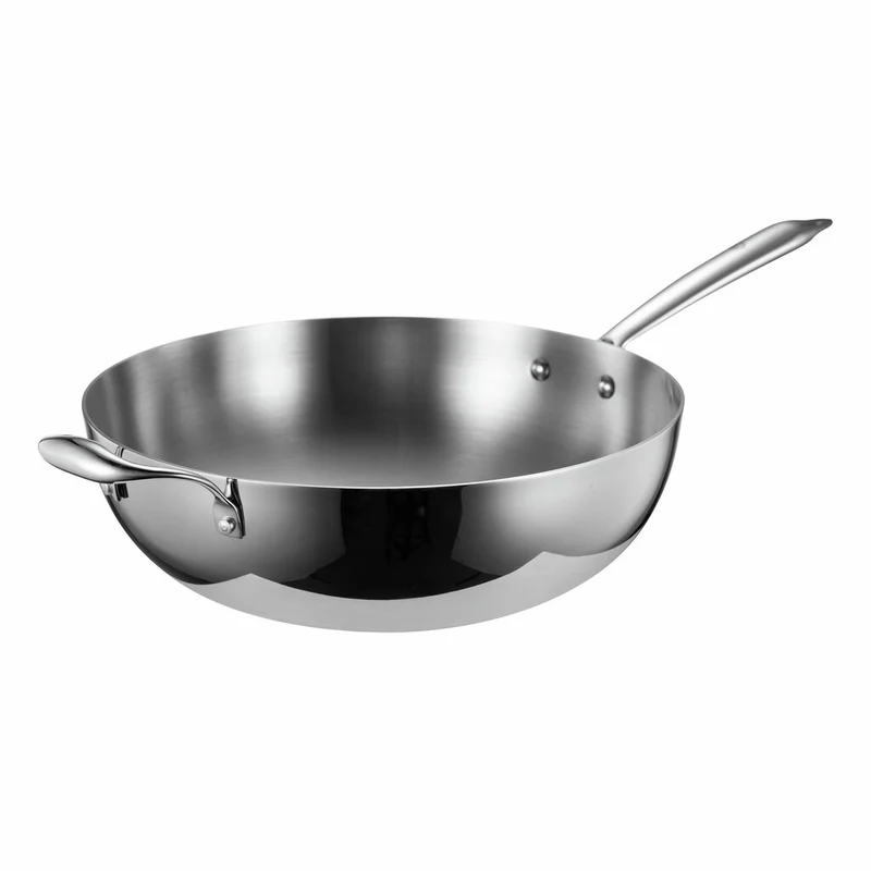 Anders Petter Classic wok 30 cm blank/borstad