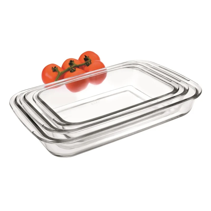 Ibli Ugnsformar i Glas 3-pack