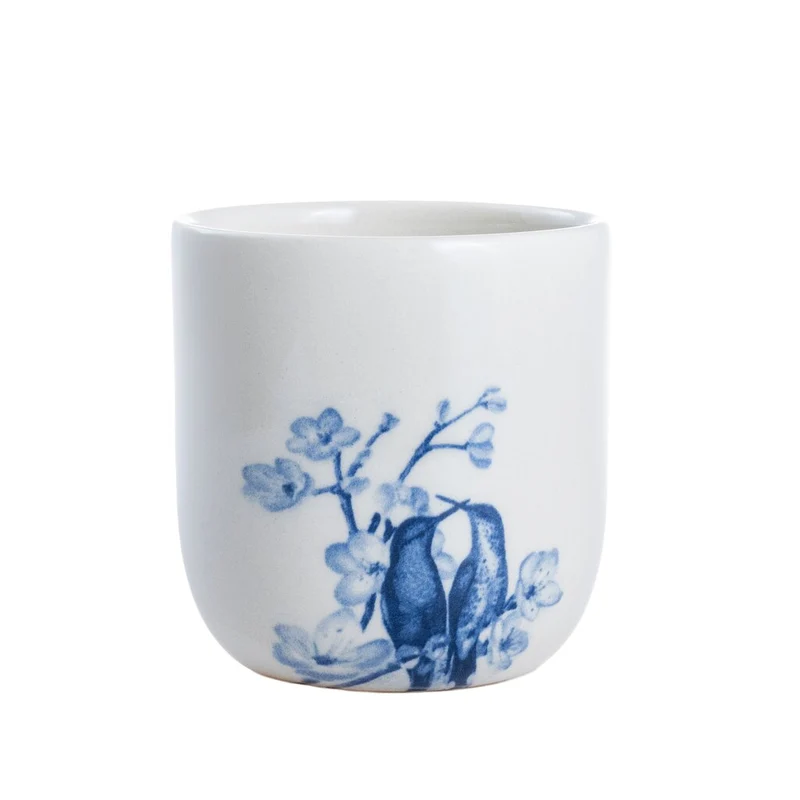 Stiernholm Yan mugg 30 cl beige/blå