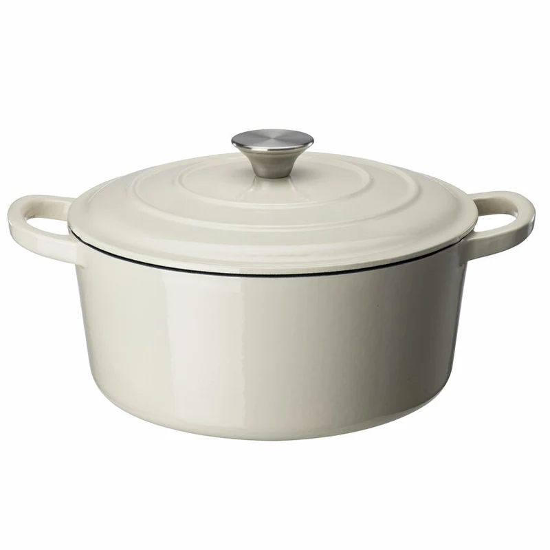 Sabor Basic Gjutjärnsgryta 4 L Vit