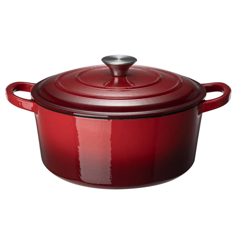 Sabor Basic Gjutjärnsgryta 4 L Röd