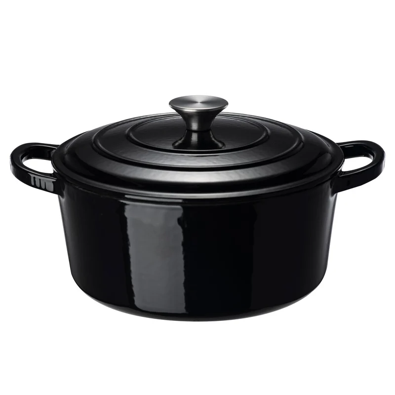 Sabor Basic Gjutjärnsgryta 4 L Svart