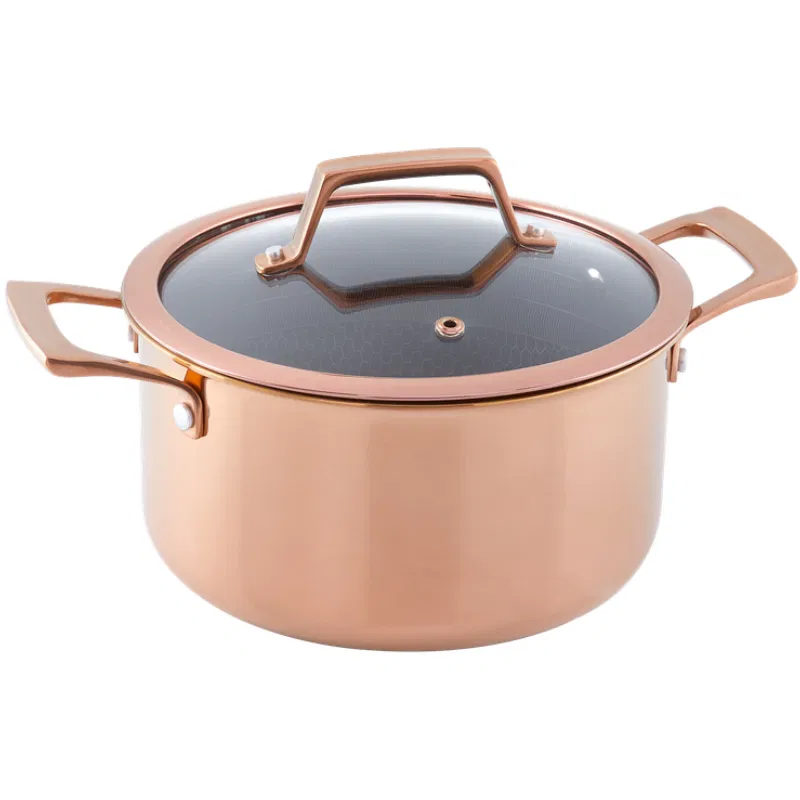 Hâws Santo gryta med lock hybrid 3,4 L Rose Gold