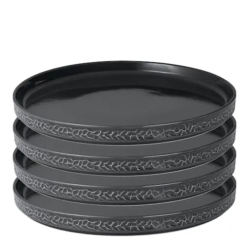 Vargen & Thor Servisen C tallrik 25 cm 4-pack antracit