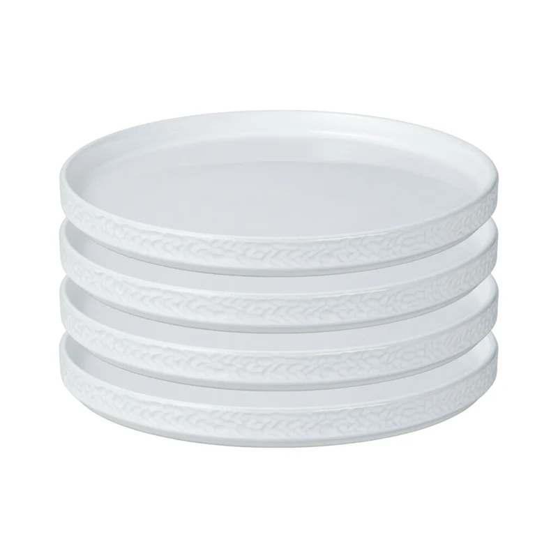 Vargen & Thor Servisen C tallrik 25 cm 4-pack vit