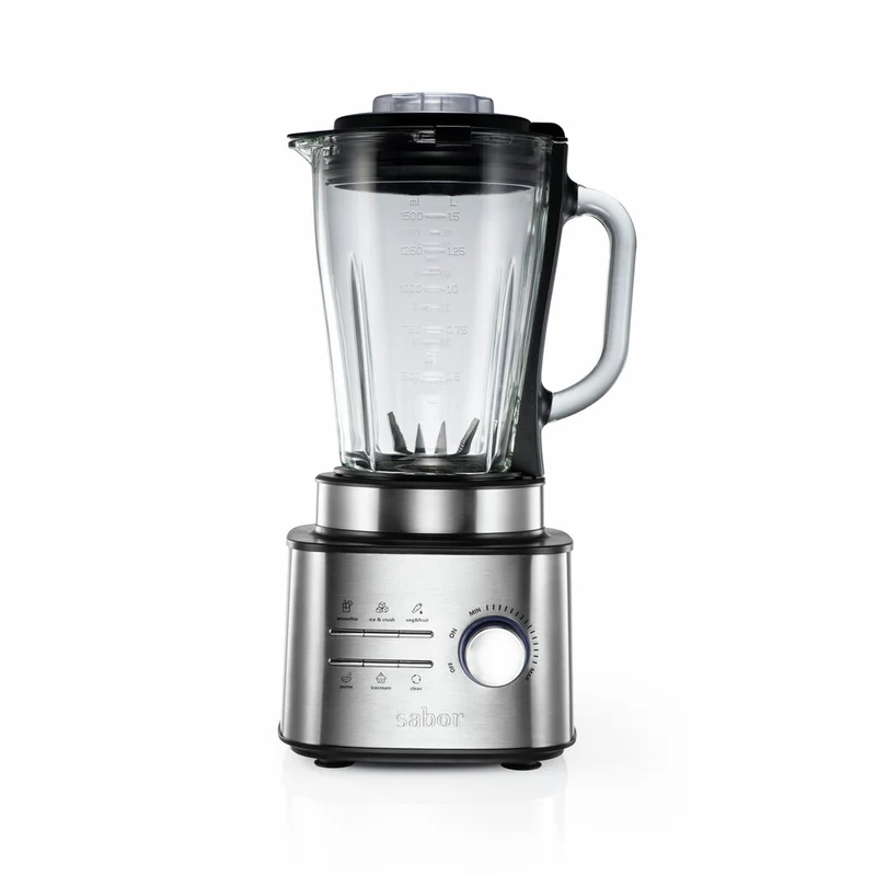 Sabor Ultimate blender 1500 W 1,5 L borstad/klar