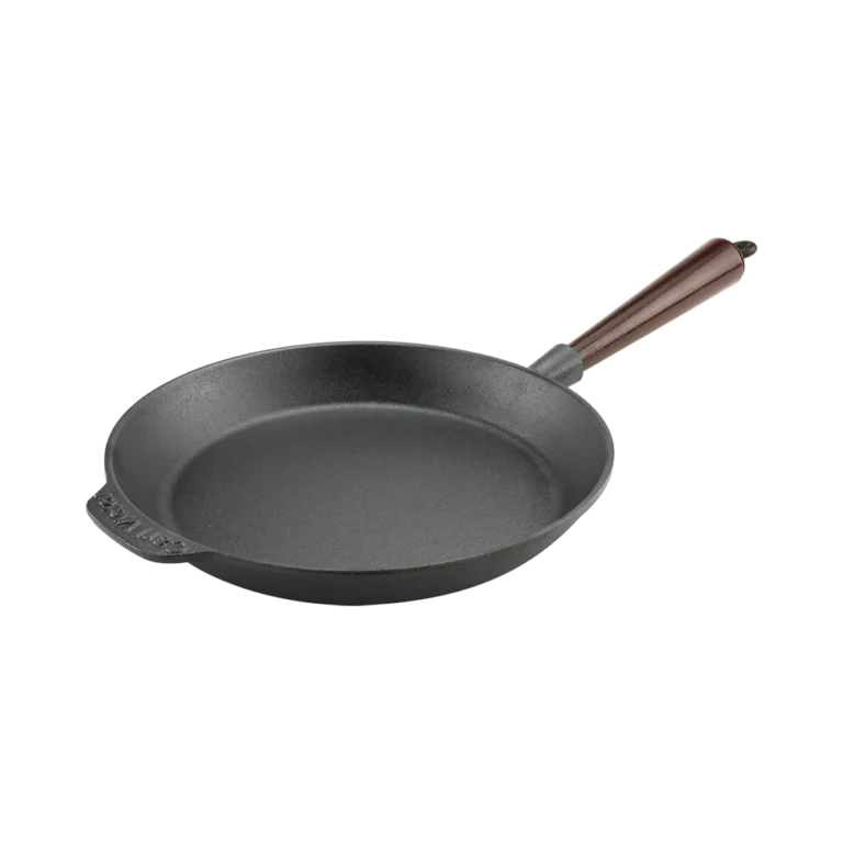 Carl Victor Stekpanna gjutjärn 24cm Trähandtag