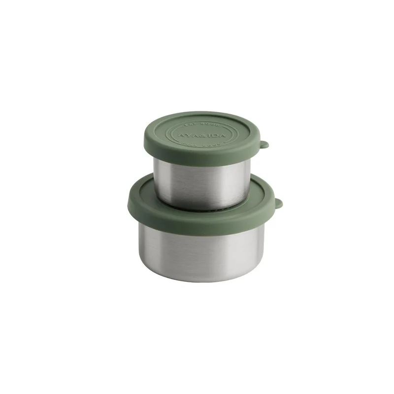 Snack Container, Tropical Green - 2 stk