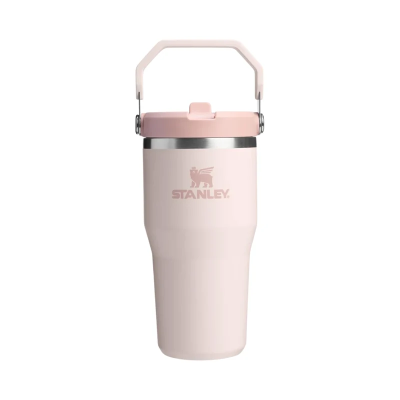 The IceFlow™ Flip Straw 2.0 Tumbler, Rose Quartz - 0,6L