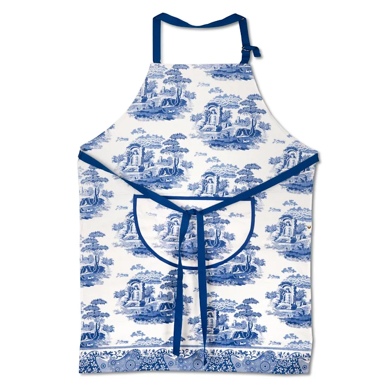 Spode Blue Italian Förkläde Bomull