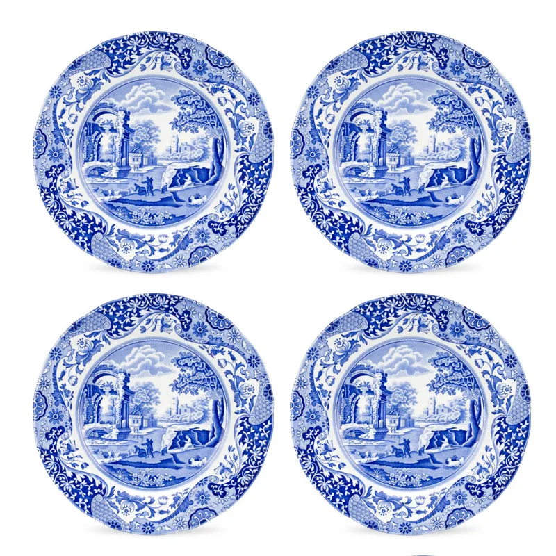 Spode Blue Italian tallrik 23 cm 4-pack