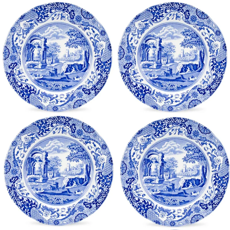 Spode Blue Italian tallrik 27 cm 4-pack