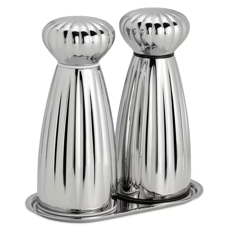 Robert welch Palm salt- och pepparkvarn med bricka 17 cm