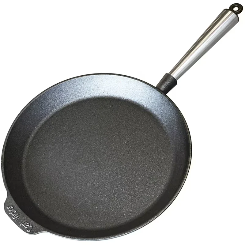 Carl victor Stekpanna Gjutjärn 28 cm Stålhandtag