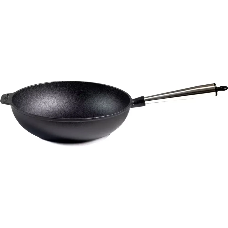 Carl victor Wokpanna Gjutjärn 30 cm Stålhandtag