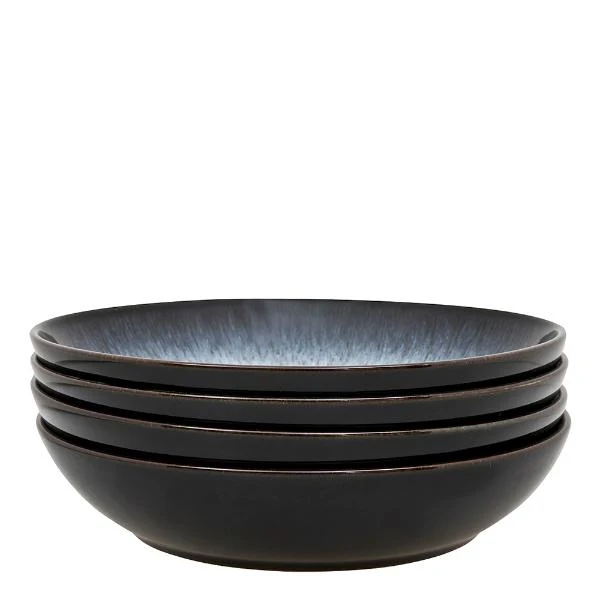 Denby Halo Pastaskål 4-pack Blå-svart