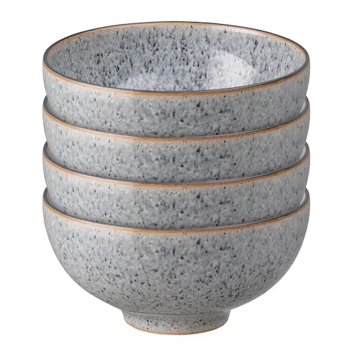 Denby Studio Skål 13 cm 4-pack Grå
