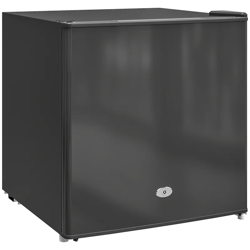 Minifryser 35 L elektrisk fritstående fryseboks 45 W minifryseboks 47 x 44,2 x 48,8 cm sort