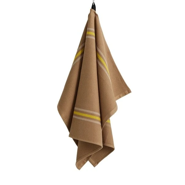 Canteen viskestykke - Beige and Yellow