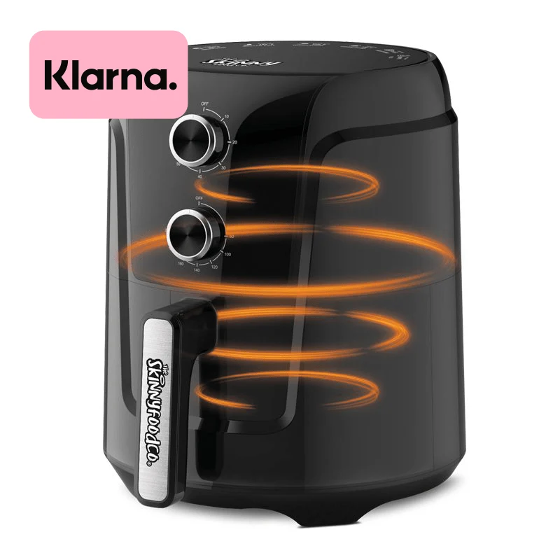 Skinny Food Co Black Air Fryer 4 liter 1450w (inklusive gratis Air Fryer-receptbok) - Ninja Alternative