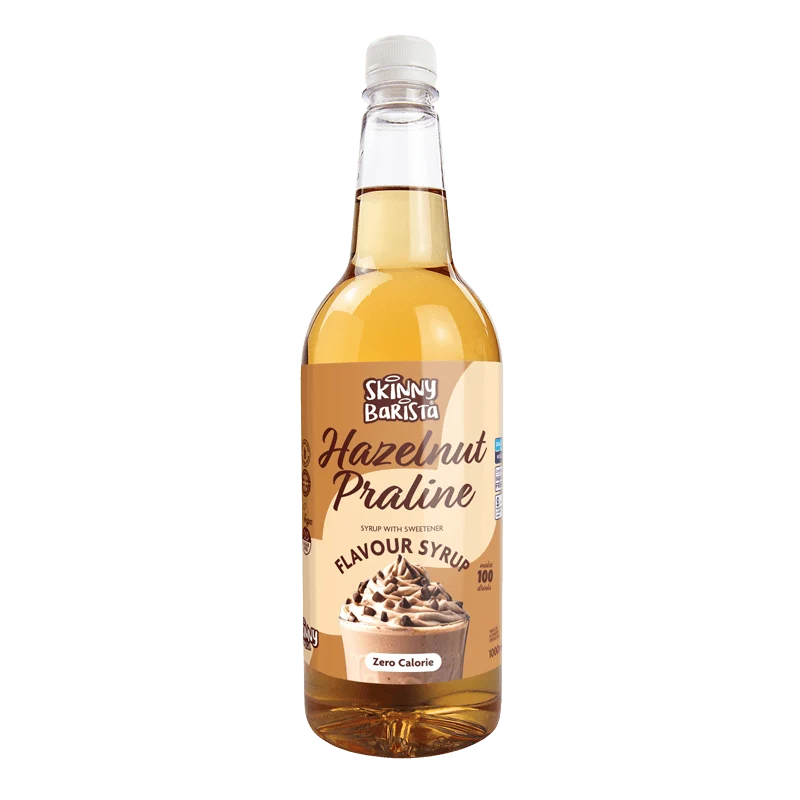 Skinny Barista Hasselnötssirap - Kalorifri Skinny Coffee - 1 Liter