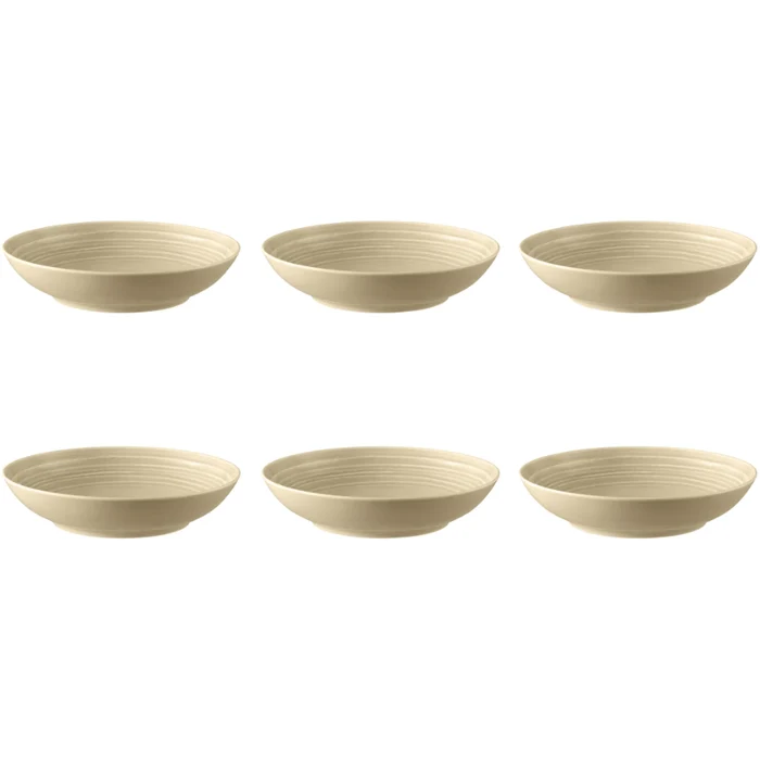 Seltmann Weiden Terra Sand Djup Tallrik 21 cm 6-pack