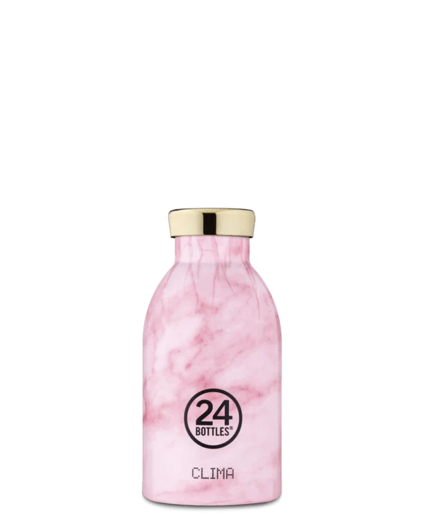 Clima flaske, Pink marble - 330 ml.