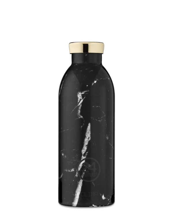 Clima flaske, Black marble - 500 ml.