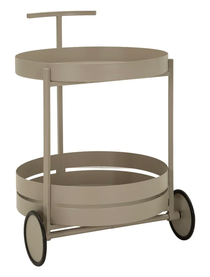 SATURN BAR CART – Serveringsvogn i dove grey (40 x 49,5 x 61 cm)