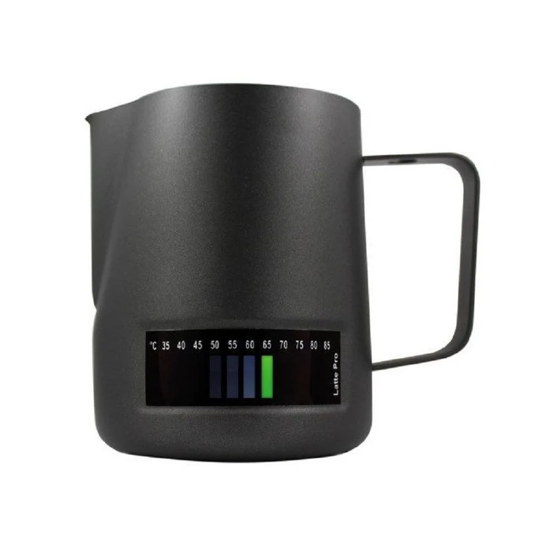 Latte Pro Milk Frothing Jug - Black 600ml