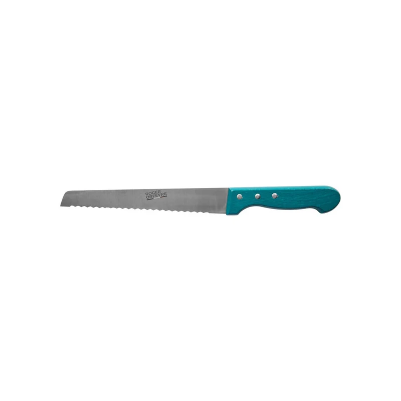 Brødkniv, blå - L19 cm.