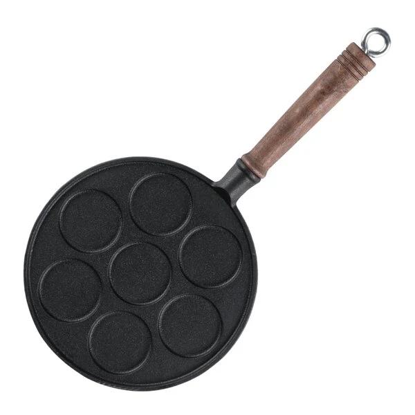 Maku Plättpanna i gjutjärn med trähandtag 23 cm