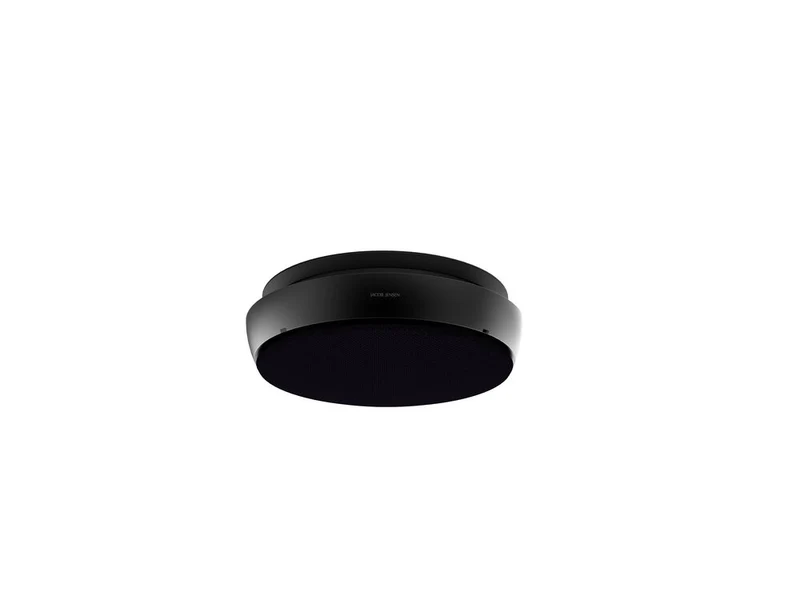 Røgalarm optisk trådløs, sort - 10 cm.