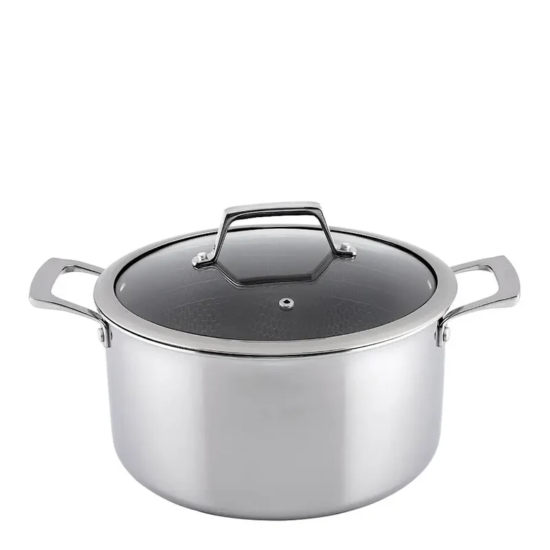 Hâws Santo gryta med lock 5,8 L beläggning stål/svart