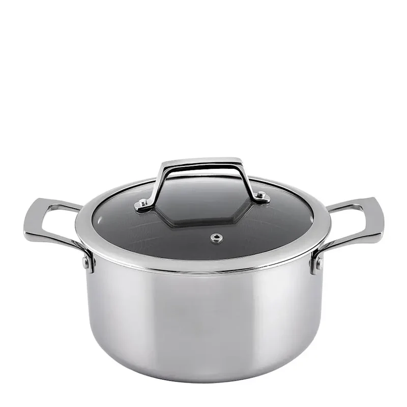 Hâws Santo gryta med lock 3,4 L beläggning stål/svart