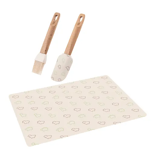 Modern House Chic Kids redskapset 3 delar creme/ljusbrun