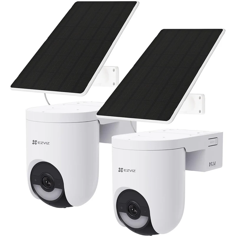 EZVIZ HB8 Lite 3K Security Camera with Solar Panel (2 Pack)