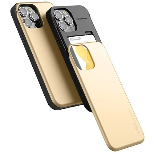 Sky Slide Bumper Case for iPhone 13 Mini in Gold