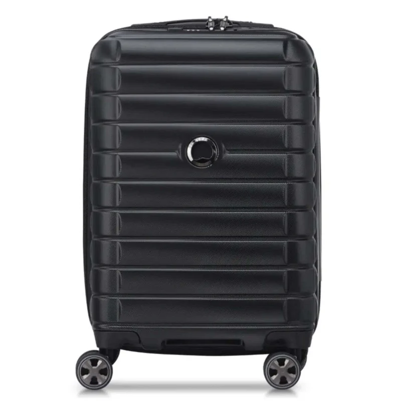 Delsey Shadow 5.0 - 55 cm Expandable Cabin Suitcase - Black